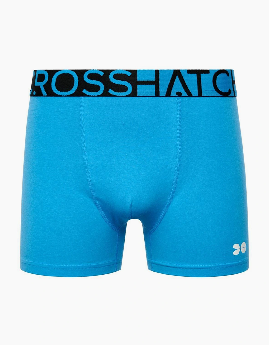 Crosshatch Dumas Mens Boxer Shorts 3pk malibu Blue / Black / White