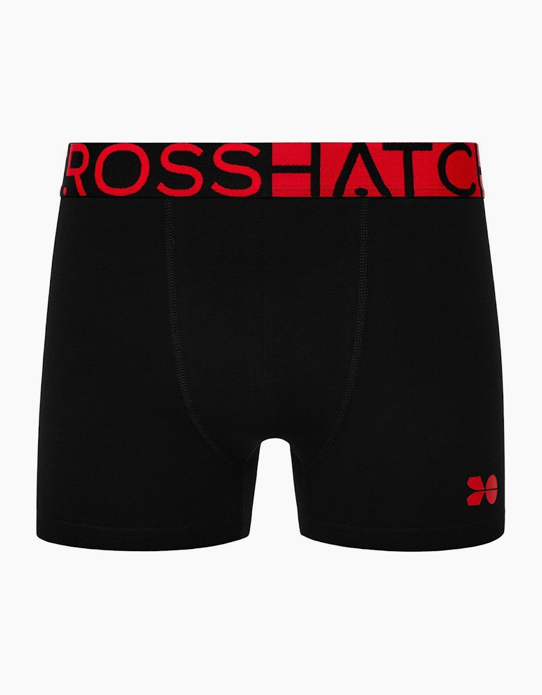 Crosshatch Duron Mens Boxer Shorts 3pk Black