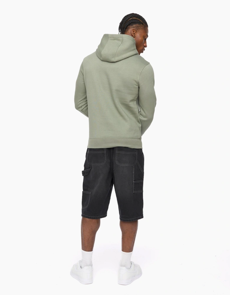 Crosshatch Hallfell Mens Hoodie Olive / Green