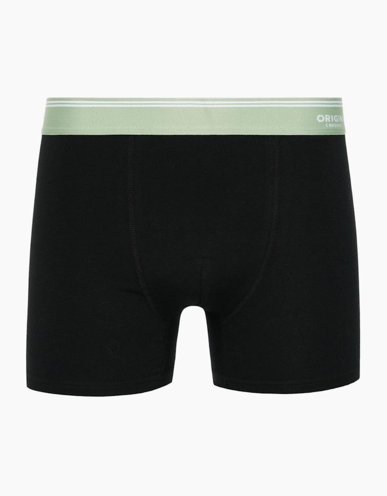 Crosshatch Dringal Mens Boxer Shorts 5pk Green