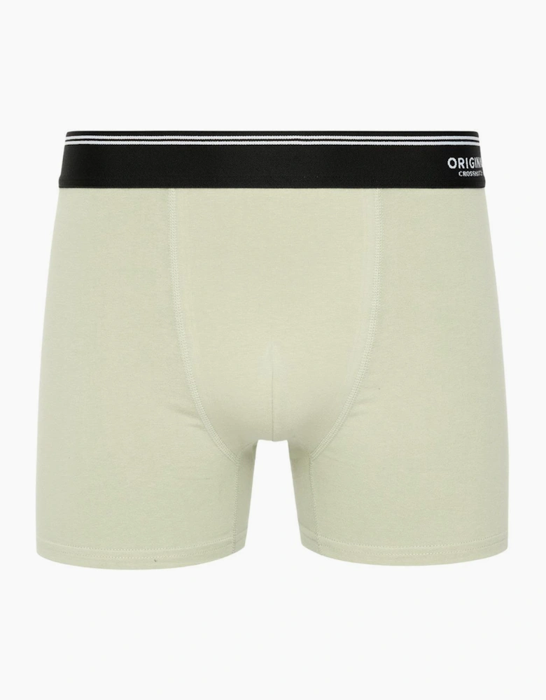 Crosshatch Dringal Mens Boxer Shorts 5pk Green