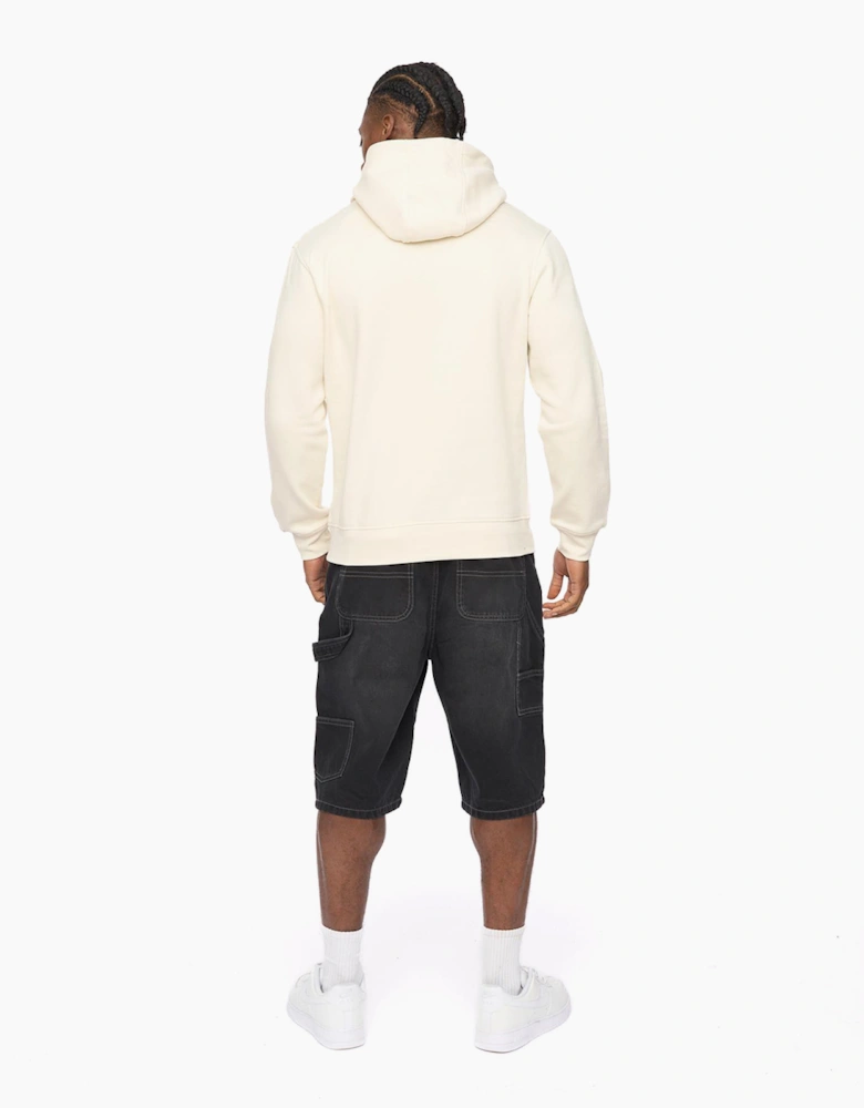 Crosshatch Hallfell Mens Hoodie Neutral / Off White