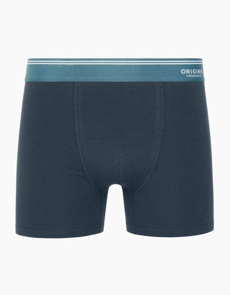 Crosshatch Dringal Mens Boxer Shorts 5pk Blue
