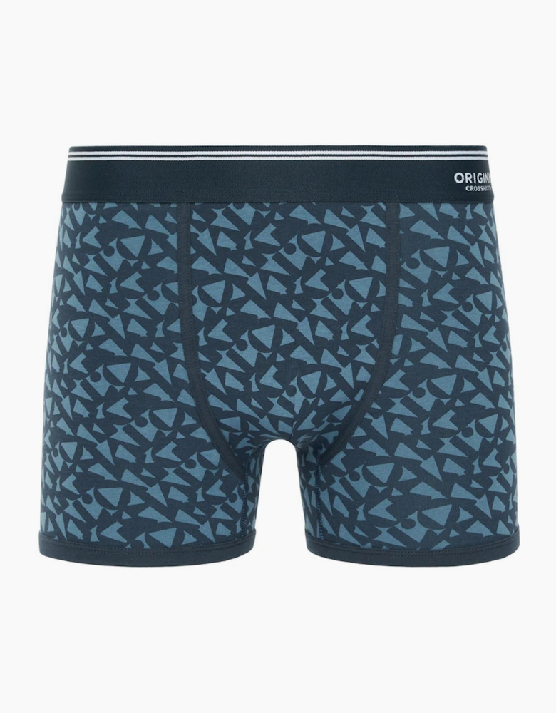 Crosshatch Dringal Mens Boxer Shorts 5pk Blue