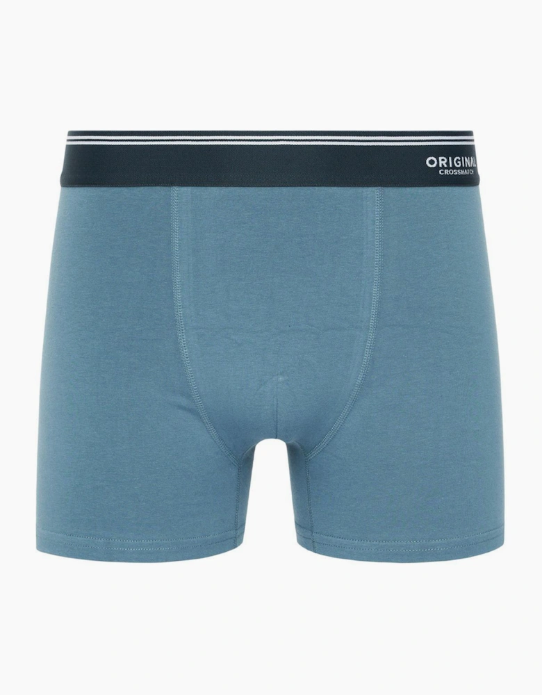Crosshatch Dringal Mens Boxer Shorts 5pk Blue