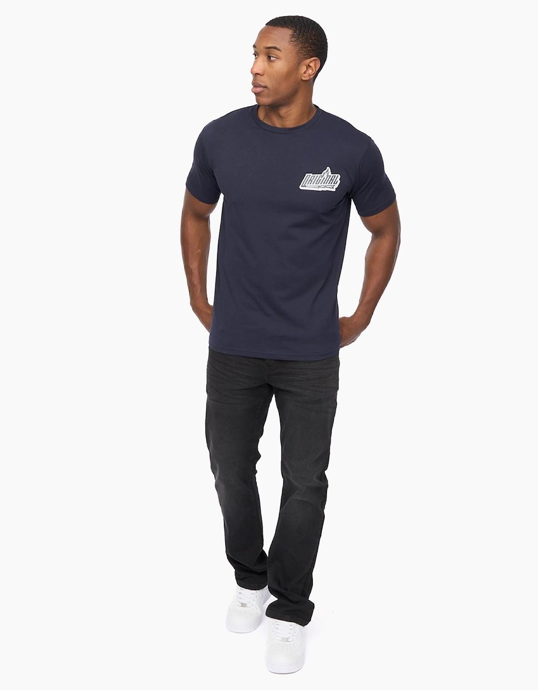 Crosshatch Jampstead Mens T-Shirt Navy