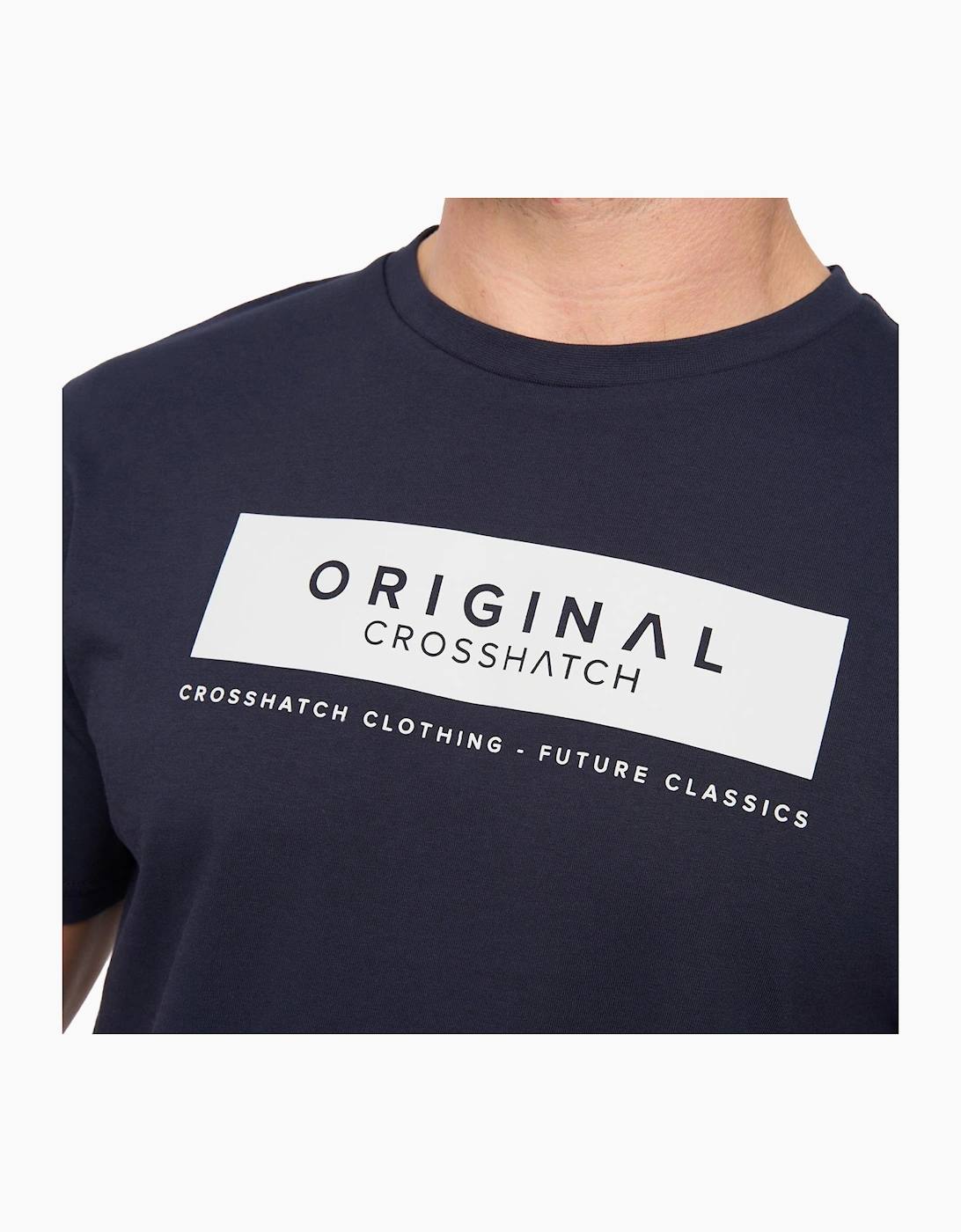 Crosshatch Jamstate Mens T-Shirt Navy