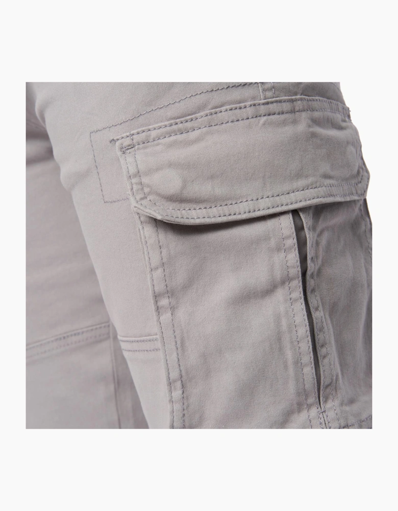 Crosshatch Frentons Mens Cargo Pants Grey