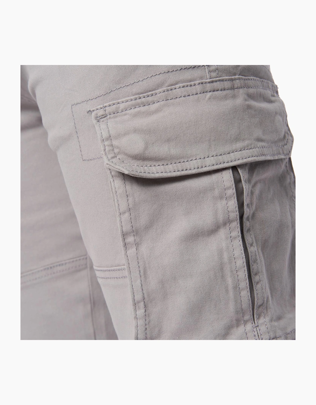 Crosshatch Frentons Mens Cargo Pants Grey