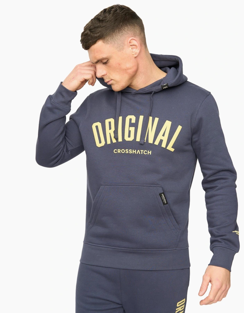 Crosshatch Kensby Mens Hoodie Navy