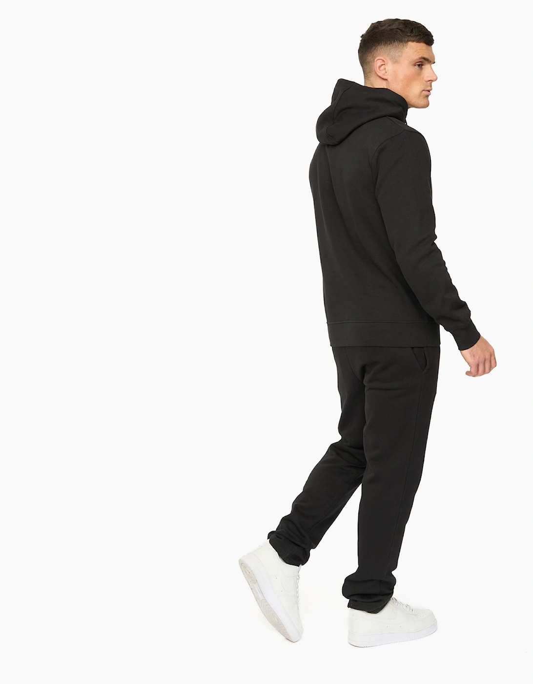 Crosshatch Kensby Mens Hoodie Black