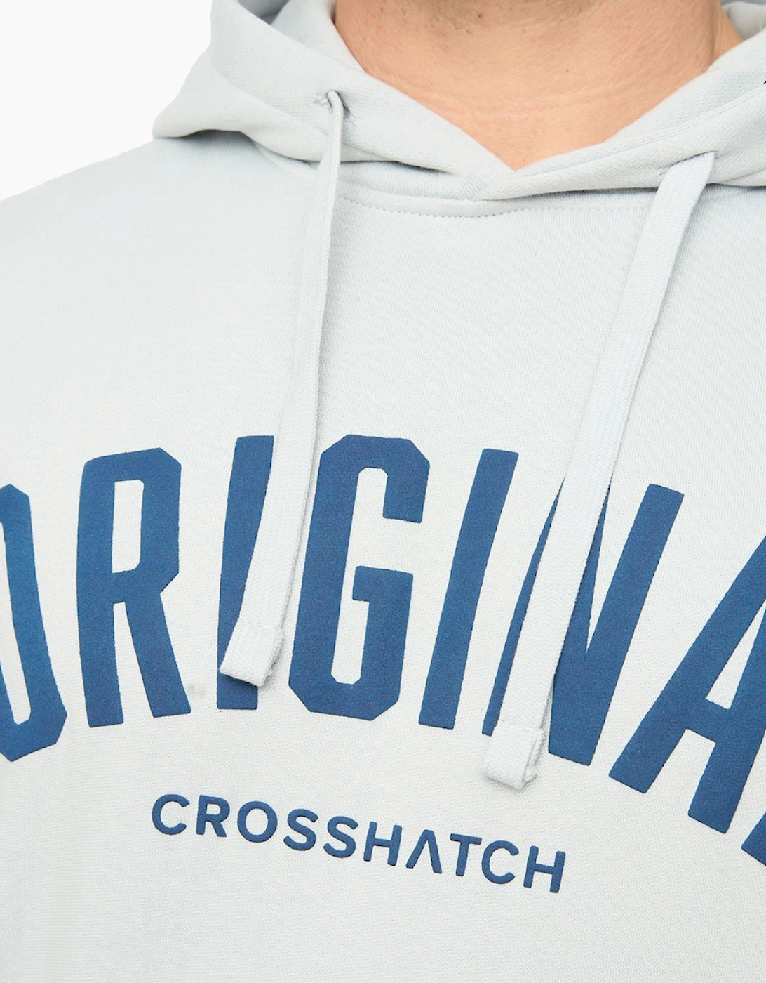 Crosshatch Kensby Mens Hoodie Light Blue