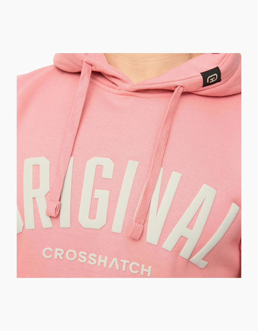 Crosshatch Kensby Mens Hoodie Pink