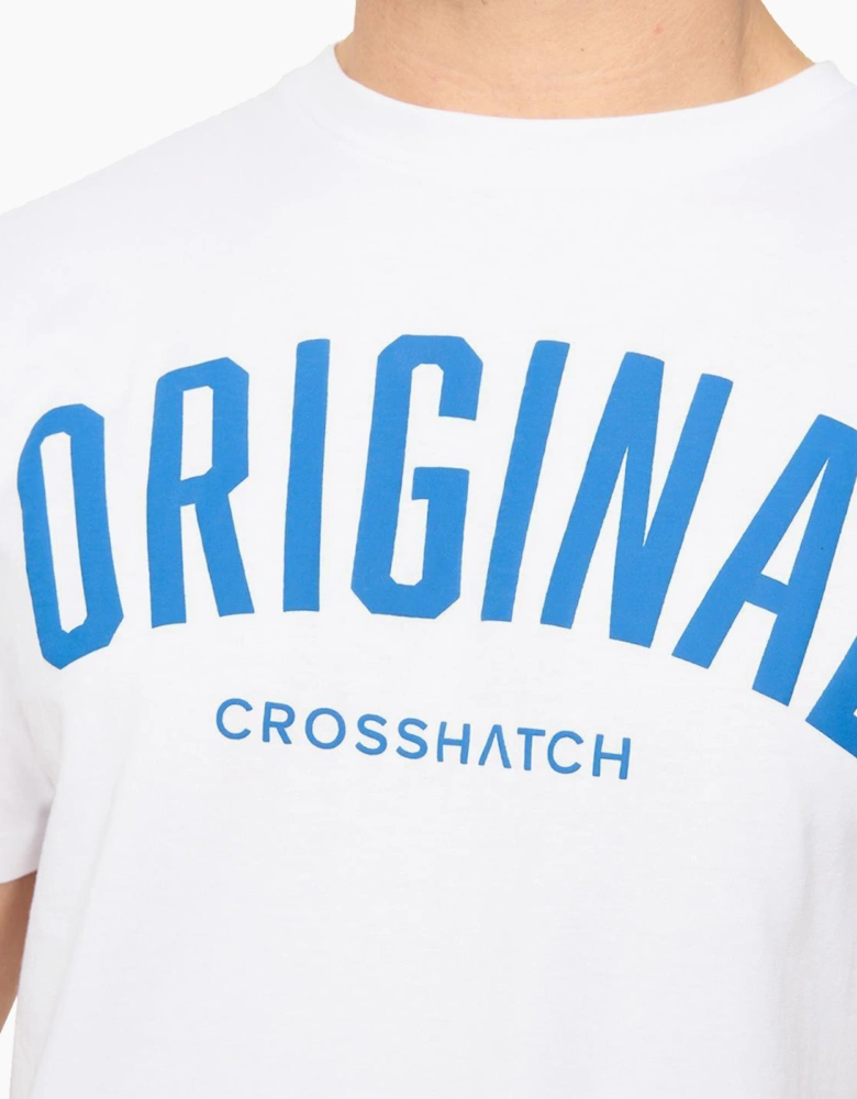 Crosshatch Kensby Mens T-Shirt White