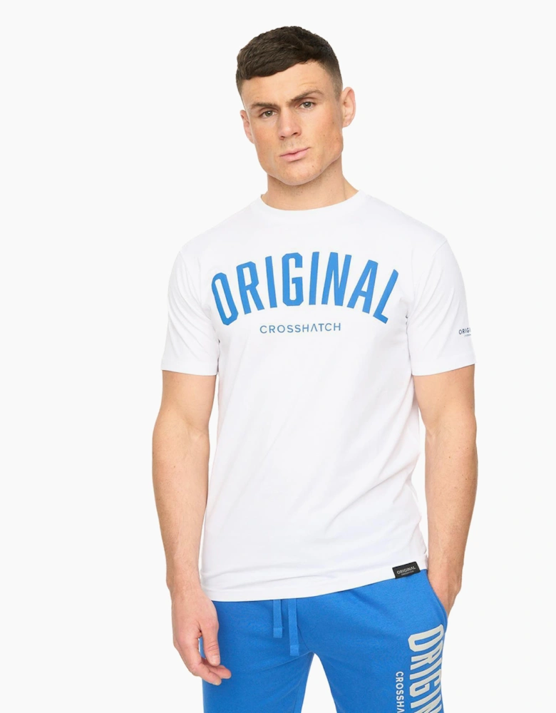 Crosshatch Kensby Mens T-Shirt White
