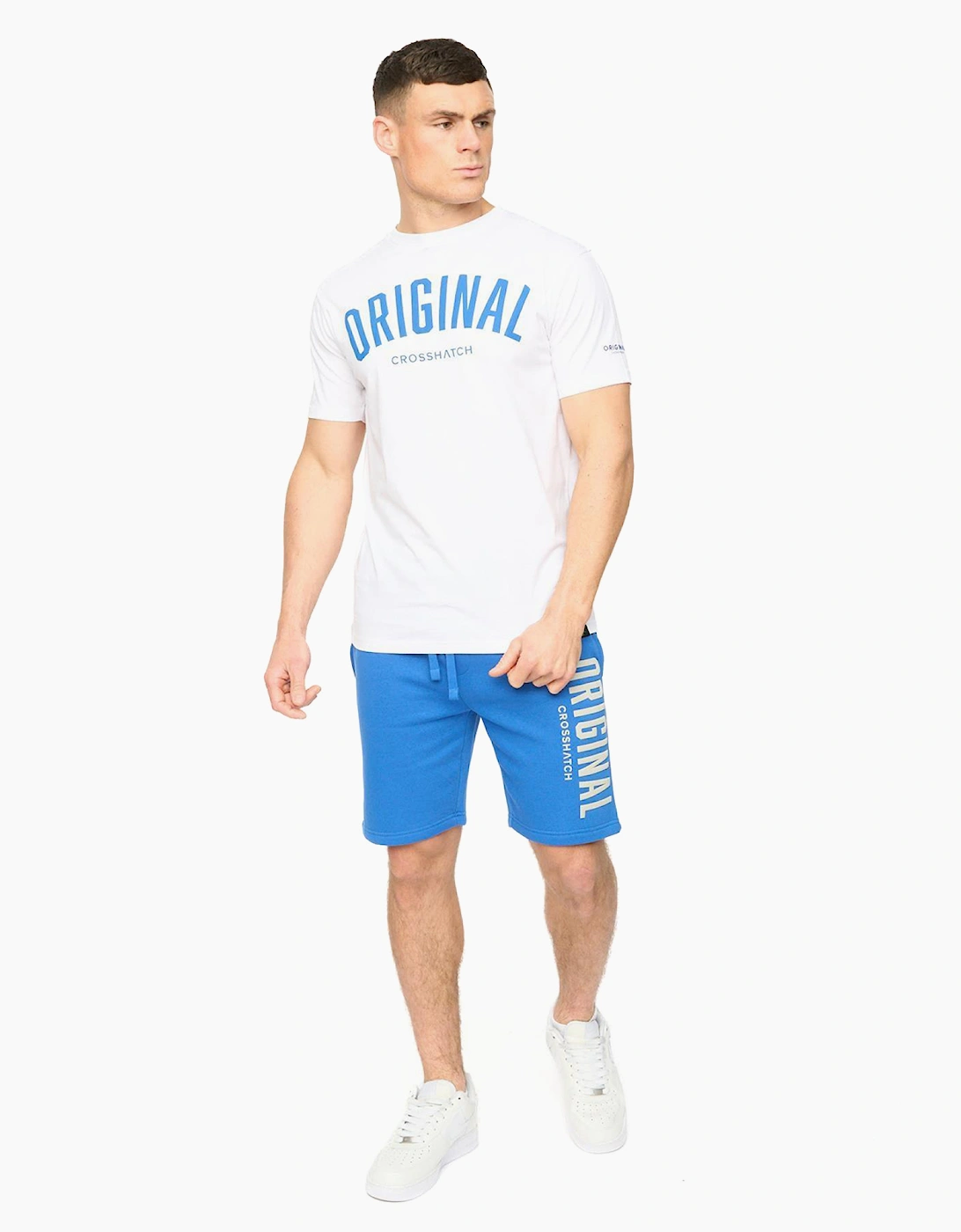Crosshatch Kensby Mens T-Shirt White