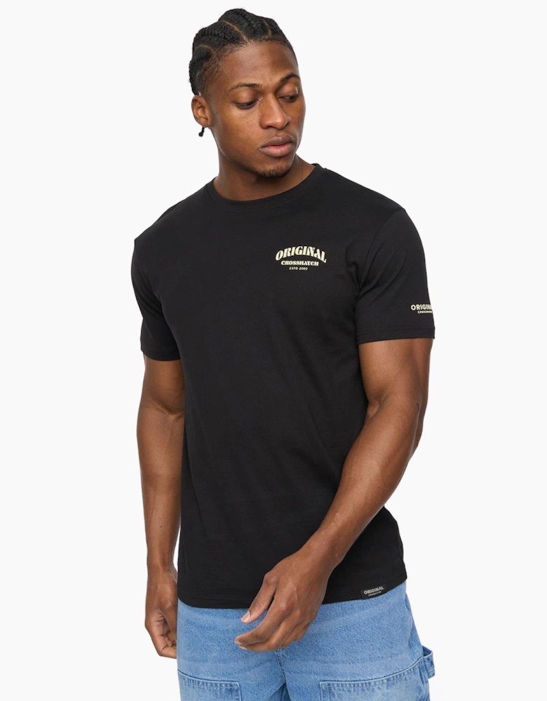 Crosshatch Labstock Mens T-Shirt Black
