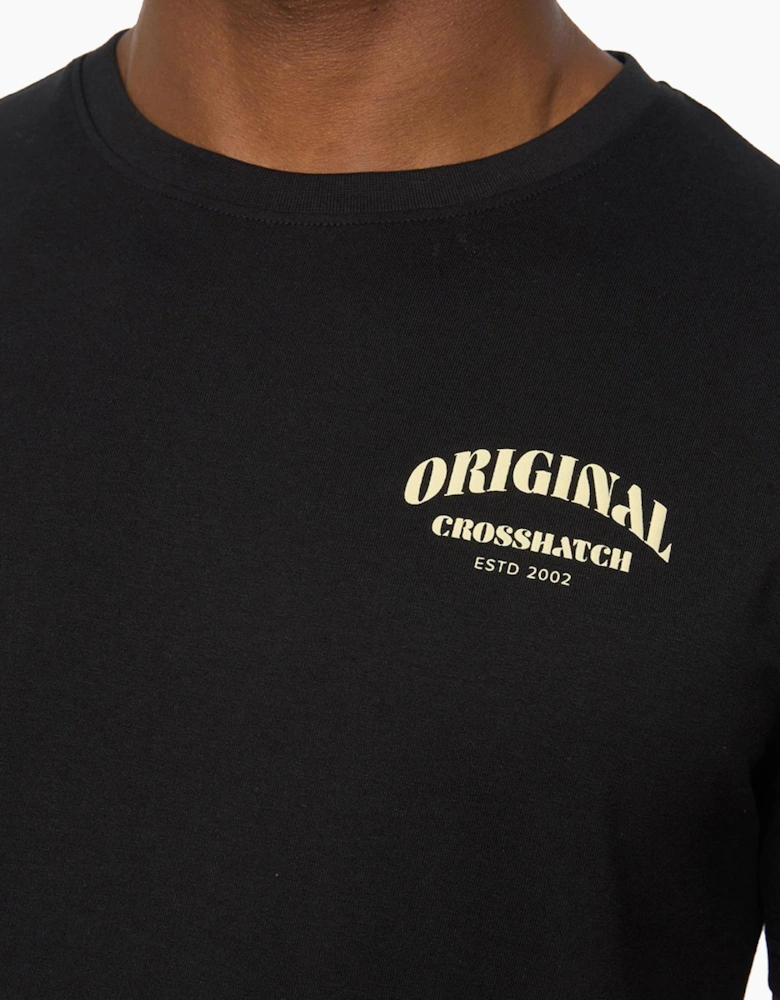 Crosshatch Labstock Mens T-Shirt Black