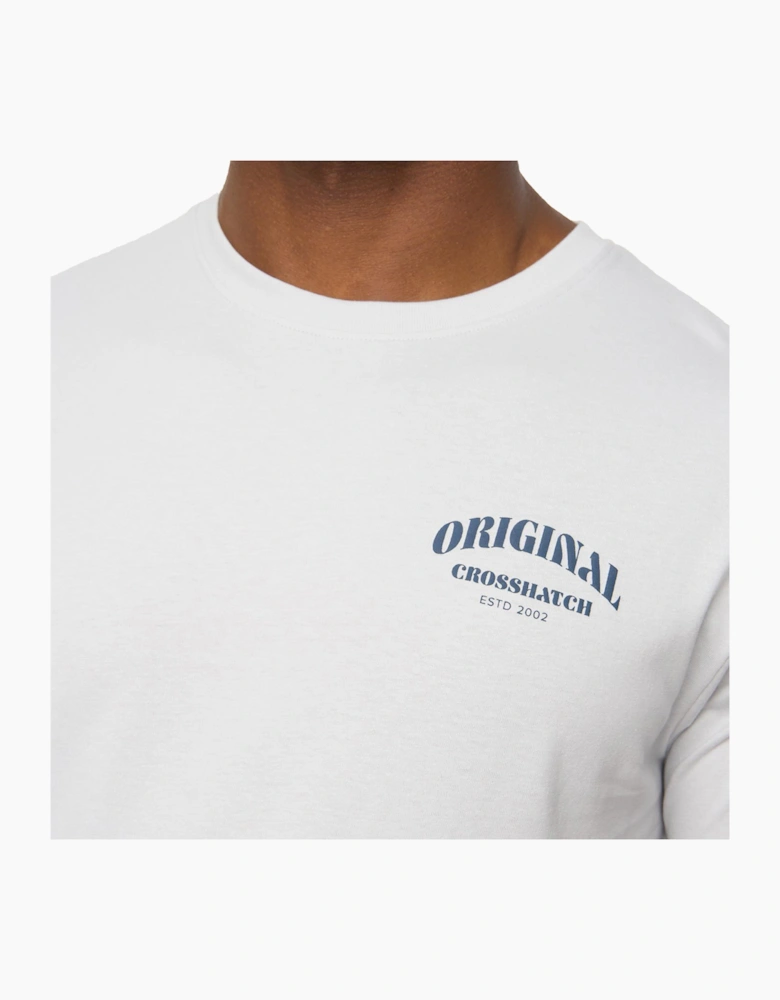 Crosshatch Labstock Mens T-Shirt Light Blue