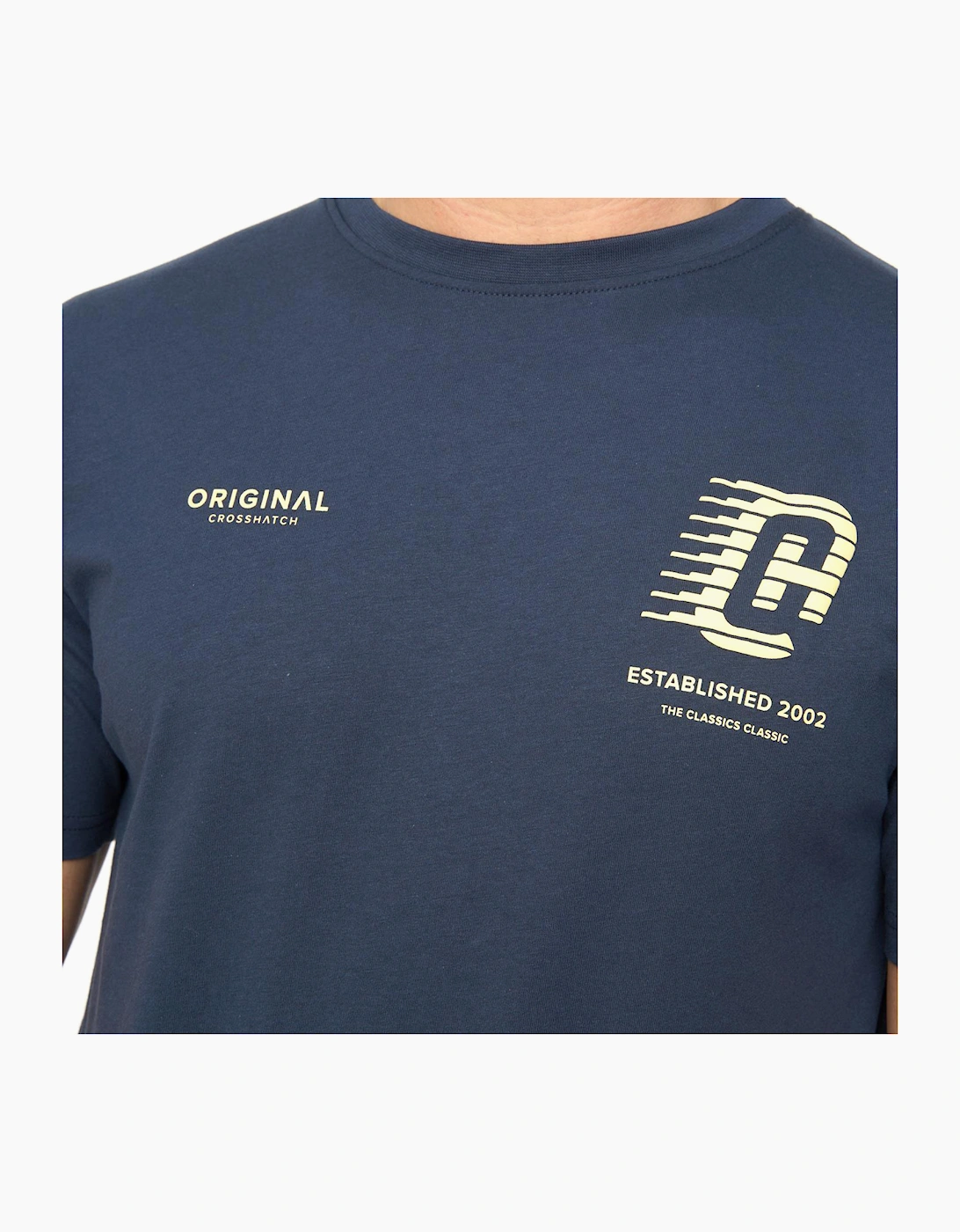 Crosshatch Morville Mens T-Shirt Navy