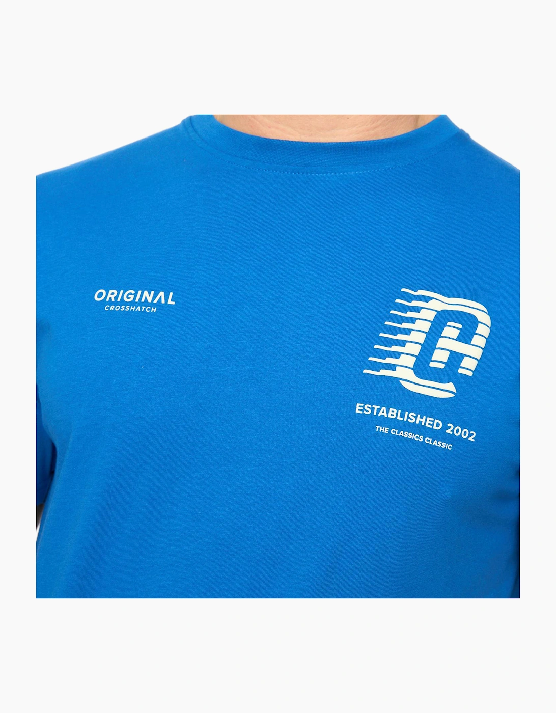 Crosshatch Morville Mens T-Shirt Royal Blue