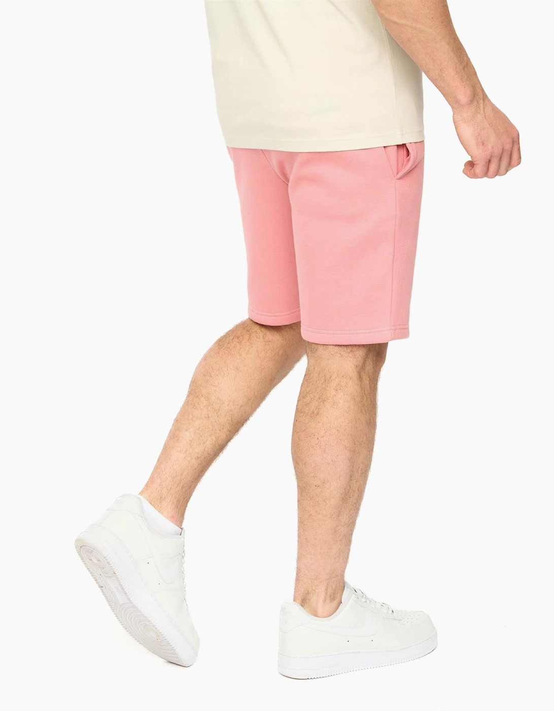 Crosshatch Kensby Mens Jogging Shorts Pink