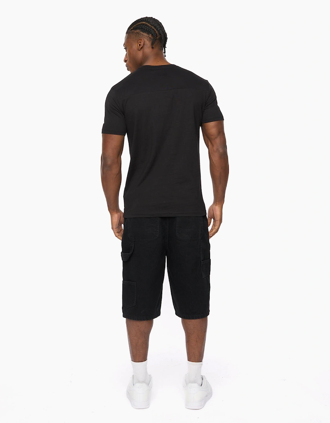 Crosshatch Portville Mens T-Shirt Black