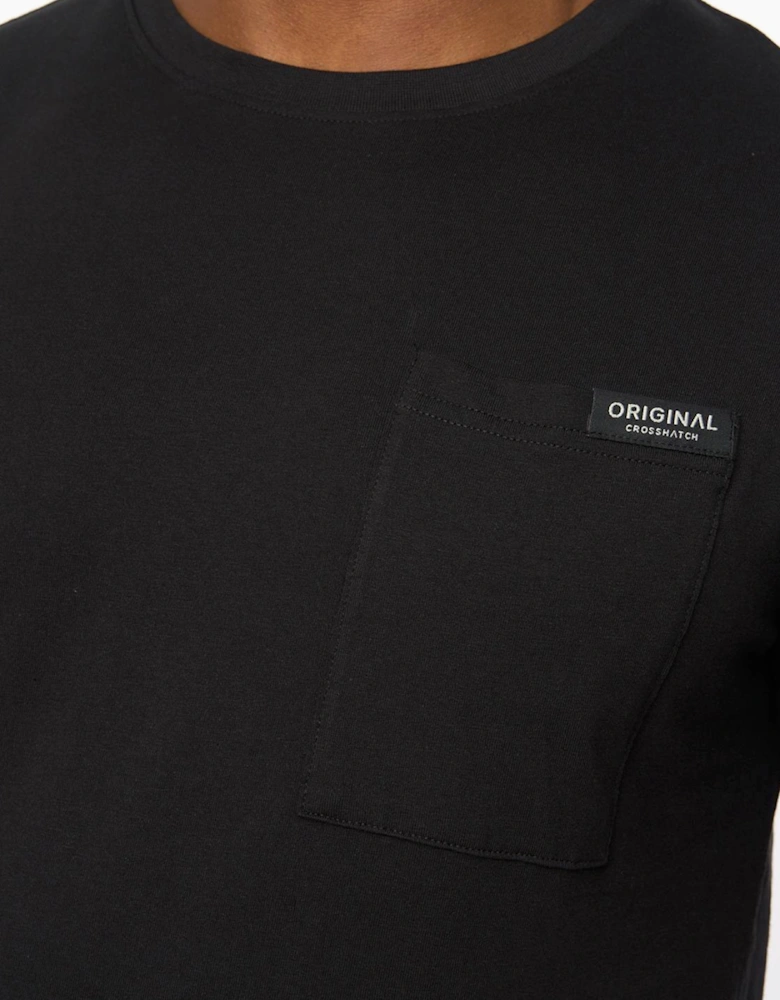 Crosshatch Portville Mens T-Shirt Black