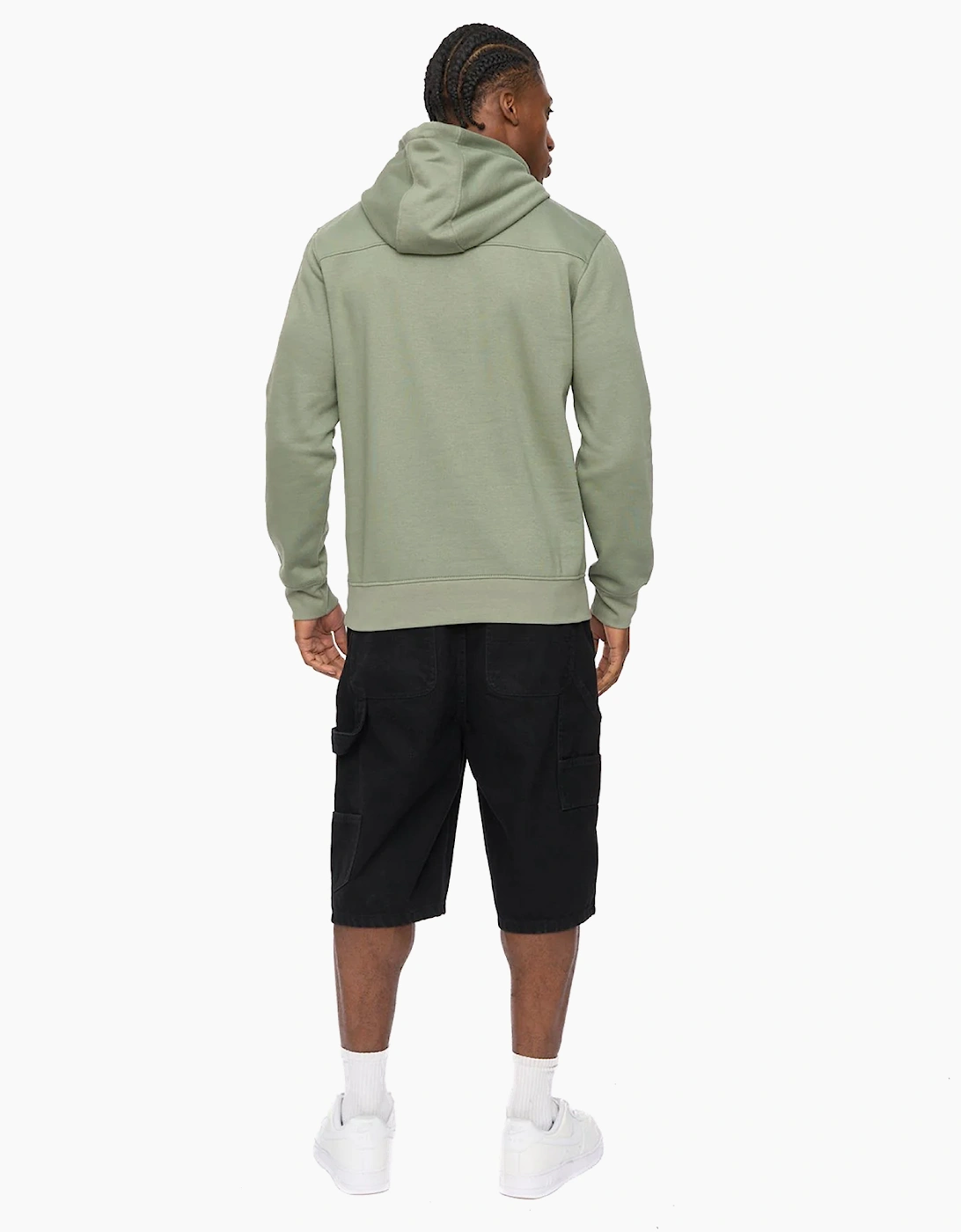 Crosshatch Portville Mens Hoodie Olive / Green