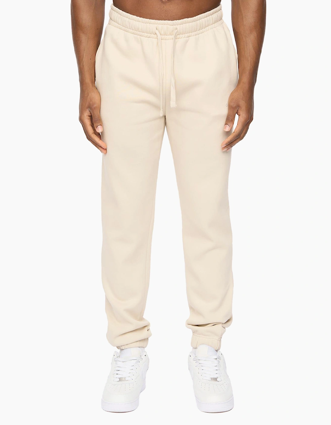 Crosshatch Preece Mens Joggers Light Stone / Beige