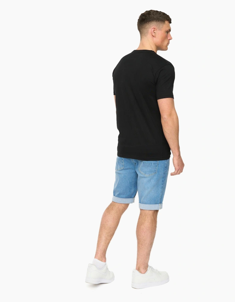 Crosshatch Transflate Mens T-Shirt Black