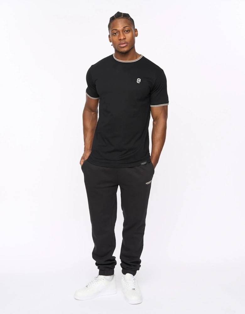Crosshatch Preece Mens Joggers Black