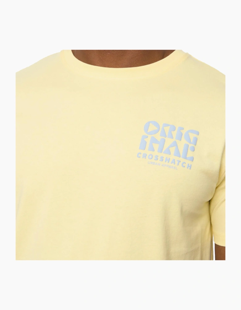Crosshatch Wellmoores Mens T-Shirt Yellow