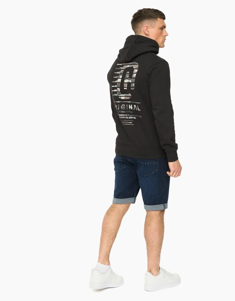 Crosshatch Winchamp Mens Hoodie Black