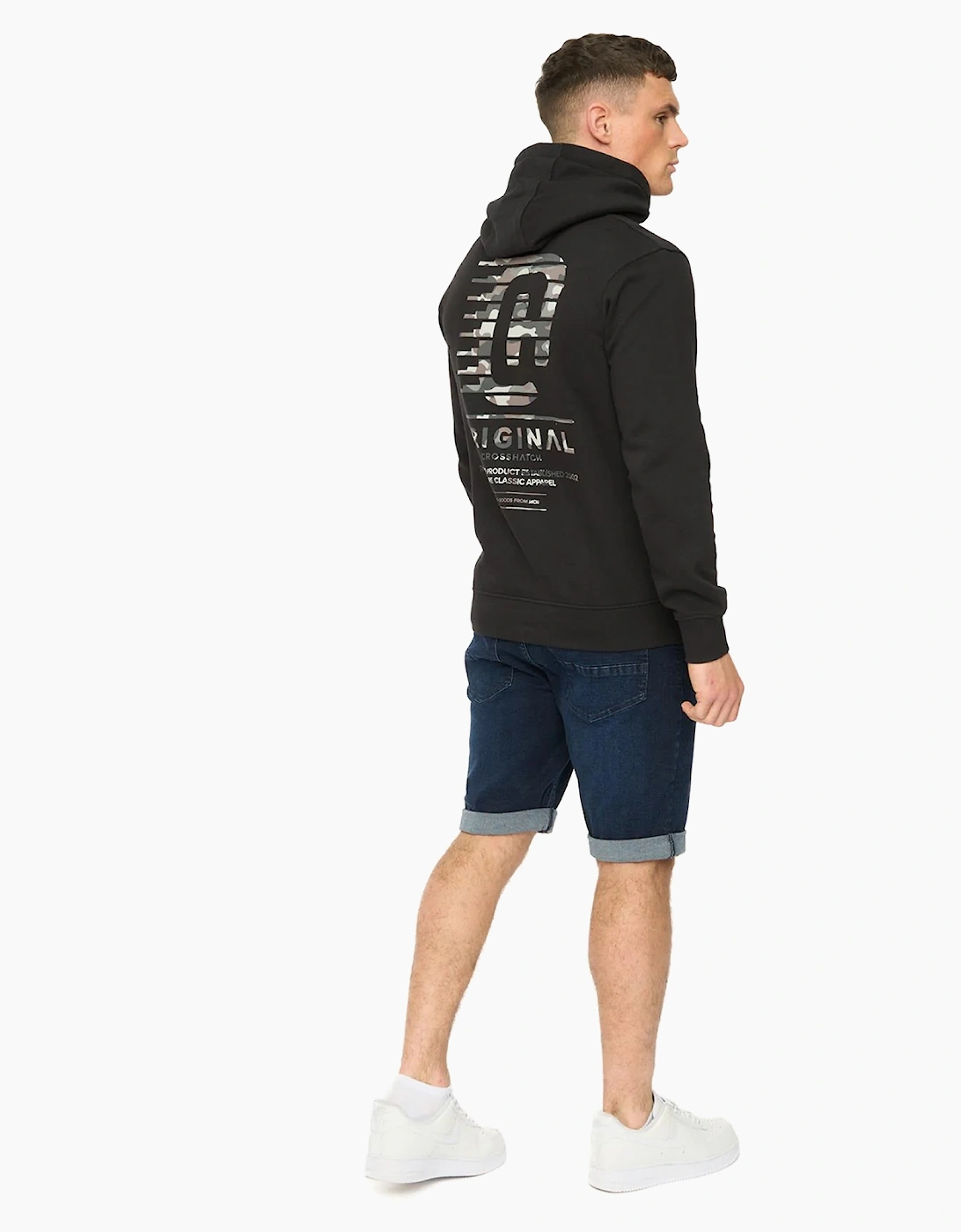 Crosshatch Winchamp Mens Hoodie Black
