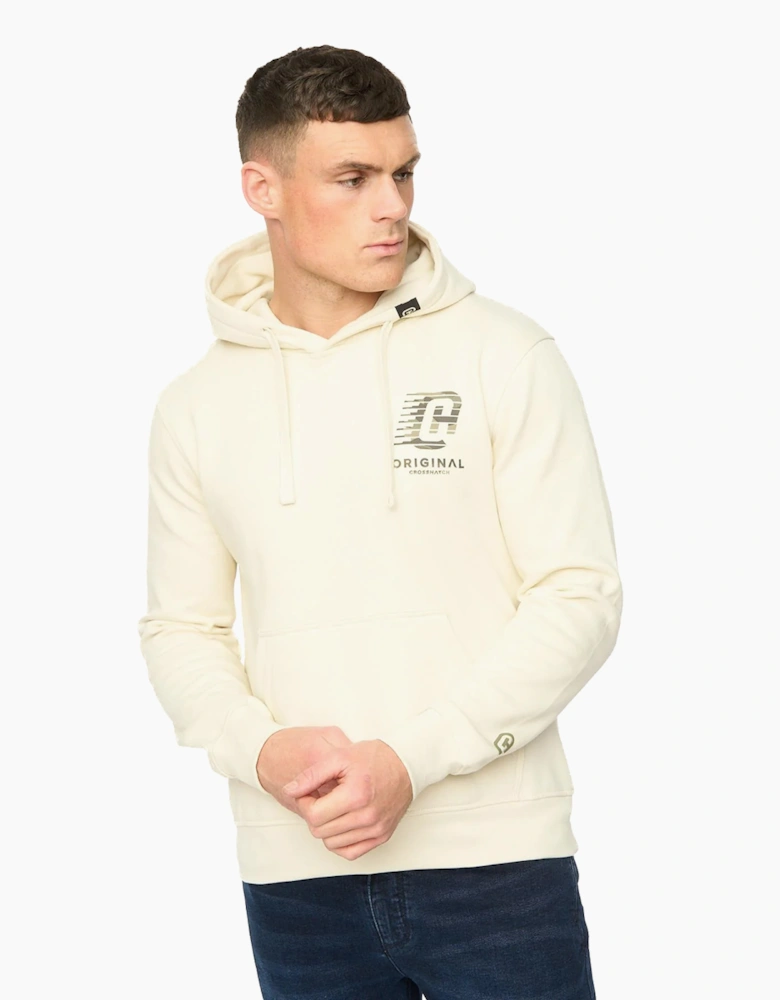 Crosshatch Winchamp Mens Hoodie Neutral / Off White