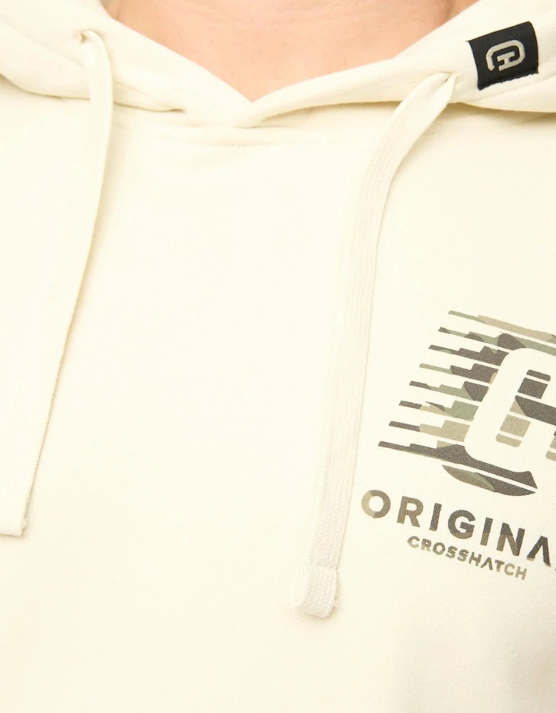 Crosshatch Winchamp Mens Hoodie Neutral / Off White