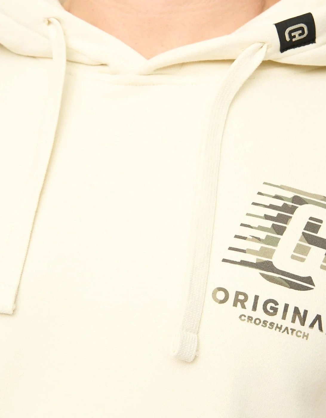Crosshatch Winchamp Mens Hoodie Neutral / Off White