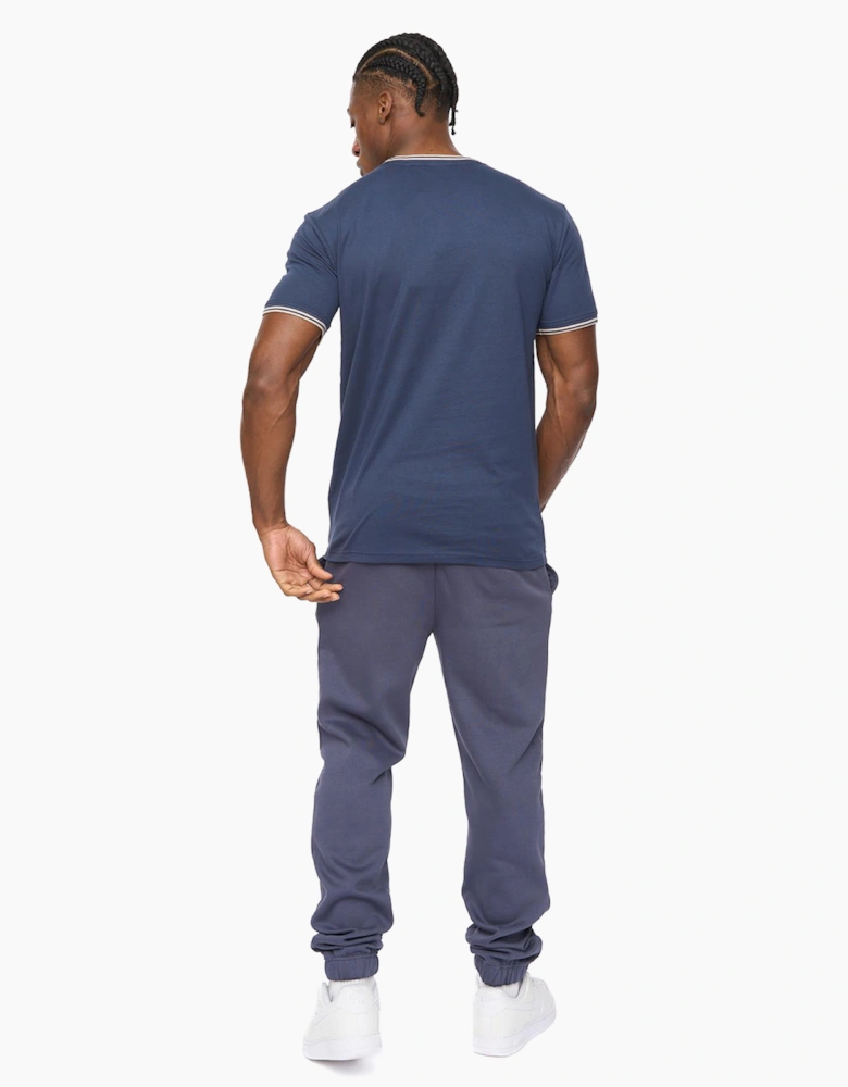 Crosshatch Meece Mens T-Shirt Navy