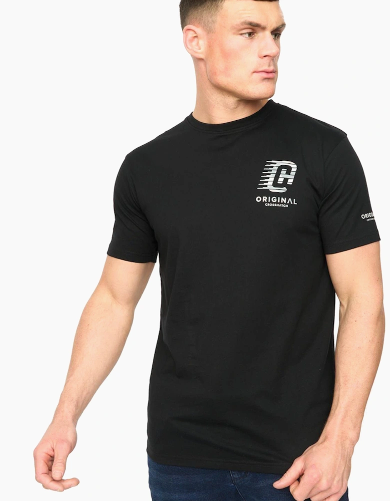 Crosshatch Winchamp Mens T-Shirt Black