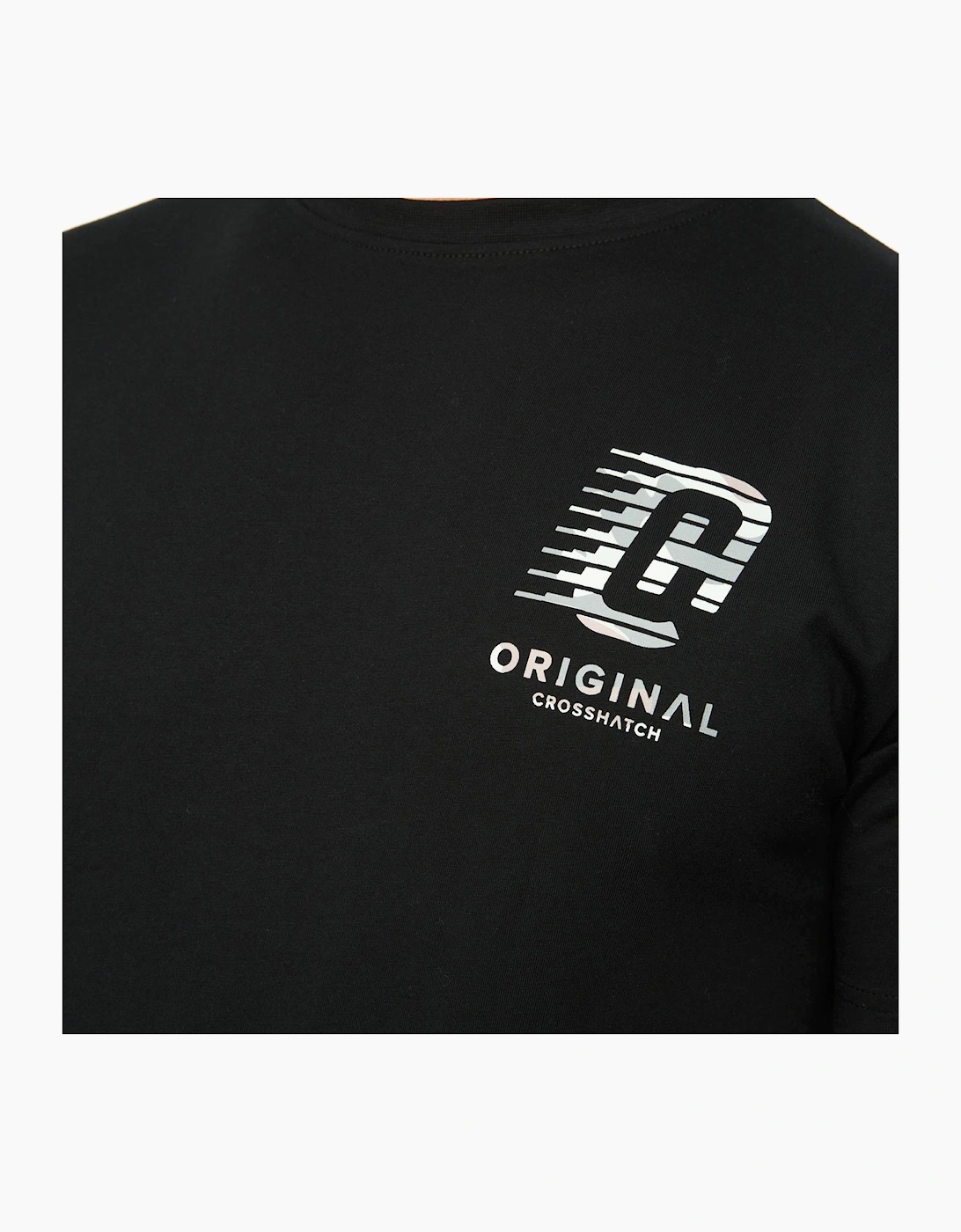 Crosshatch Winchamp Mens T-Shirt Black