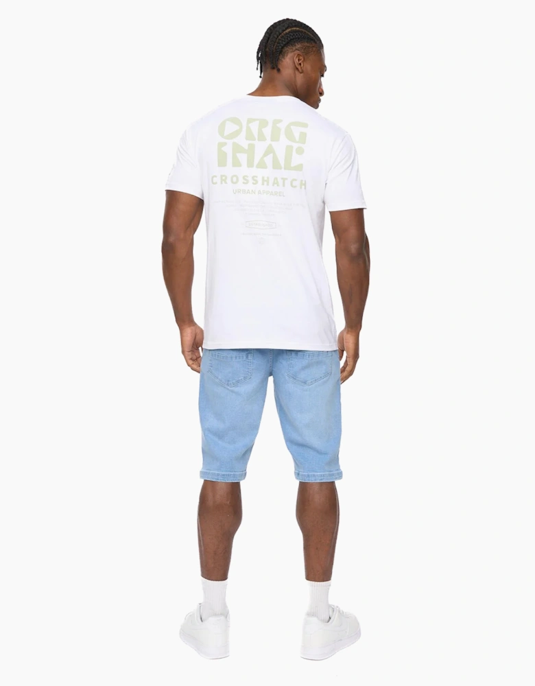 Crosshatch Wellmoores Mens T-Shirt White