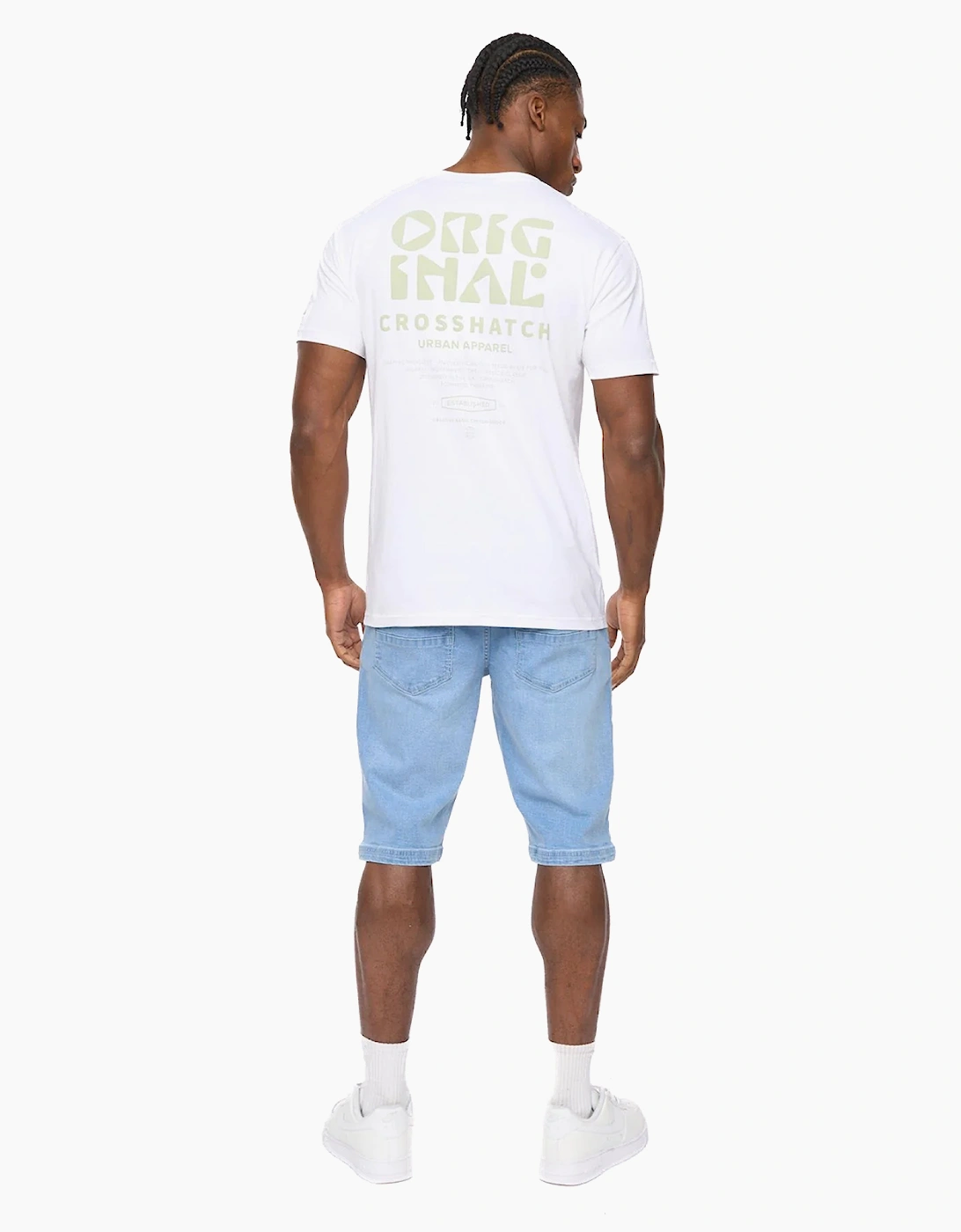 Crosshatch Wellmoores Mens T-Shirt White