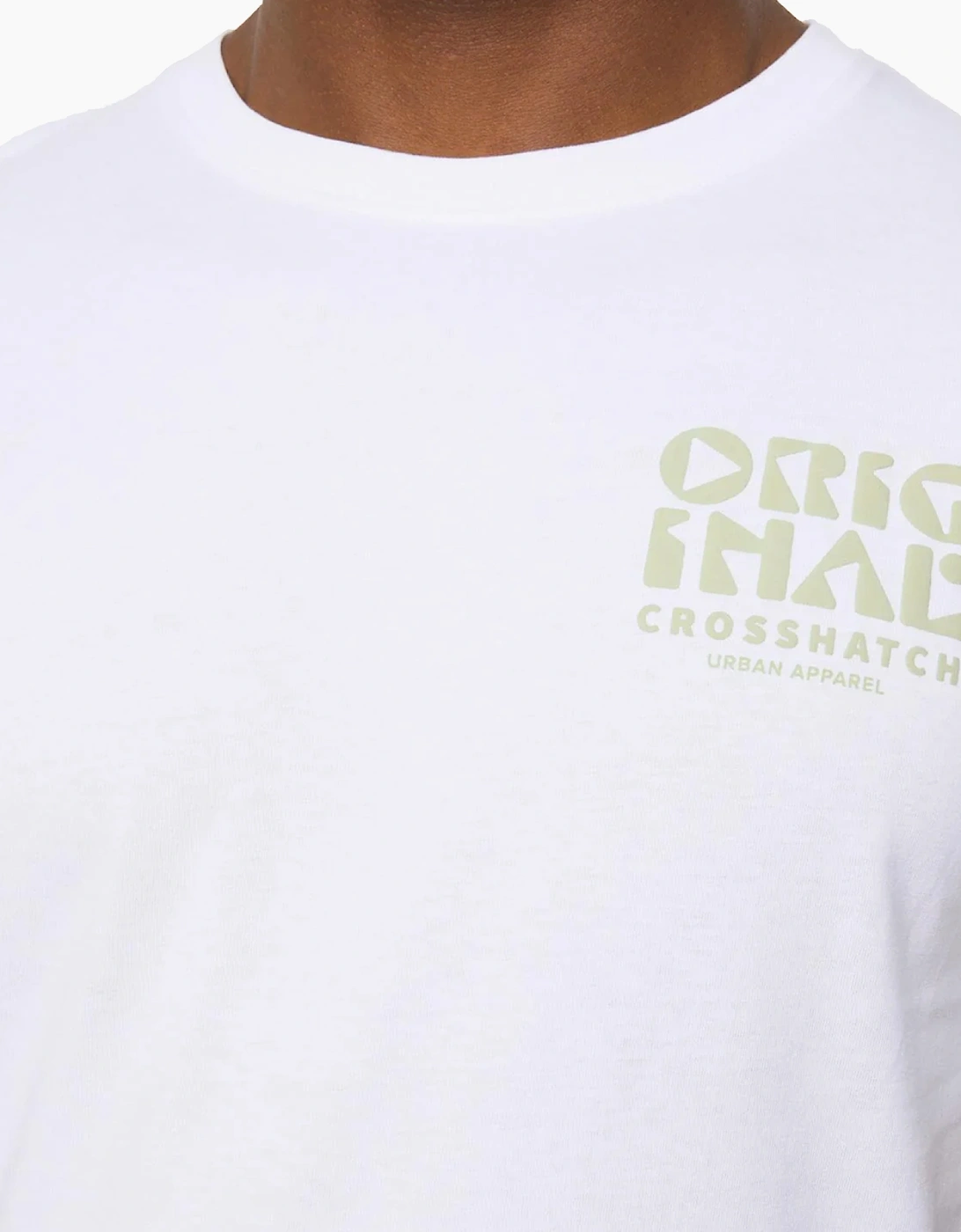 Crosshatch Wellmoores Mens T-Shirt White