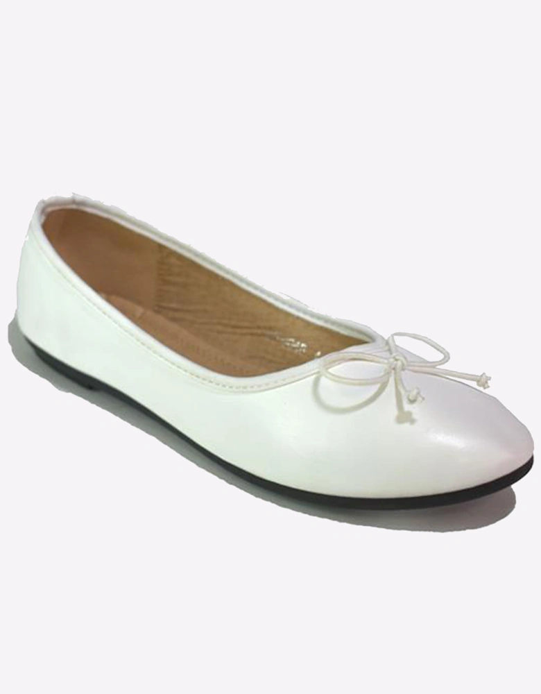 Reveal Celia Slip On Shoes Womens White PU