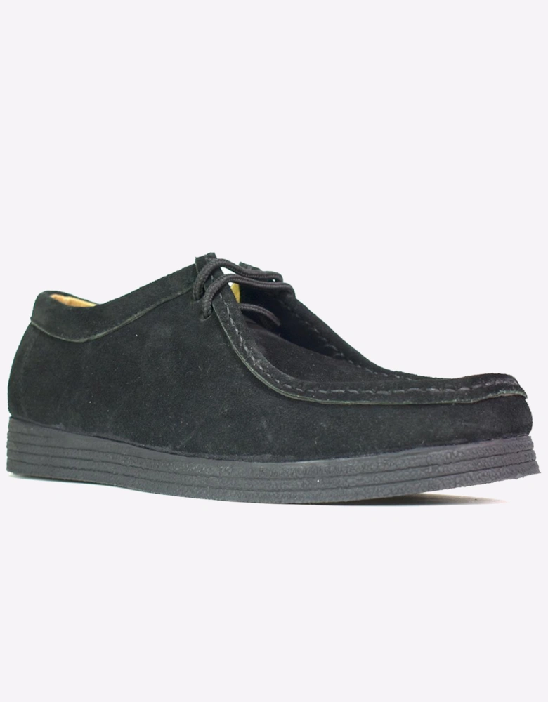 Malin Andreas Junior Boys Black Suede