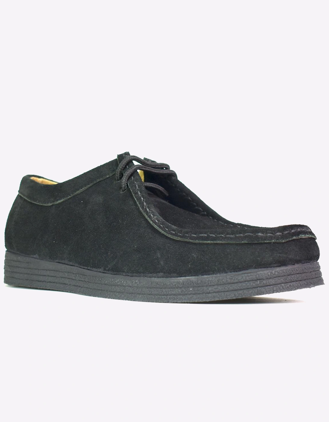 Malin Andreas Junior Boys Black Suede