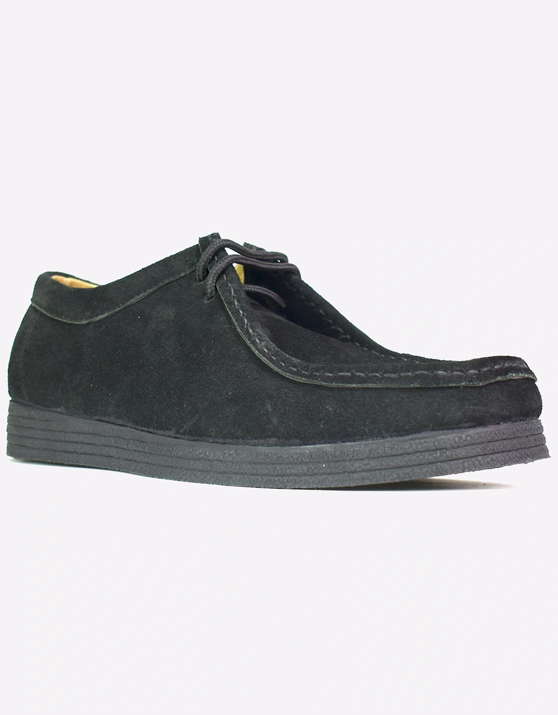 Malin Andreas Junior Boys Black Suede