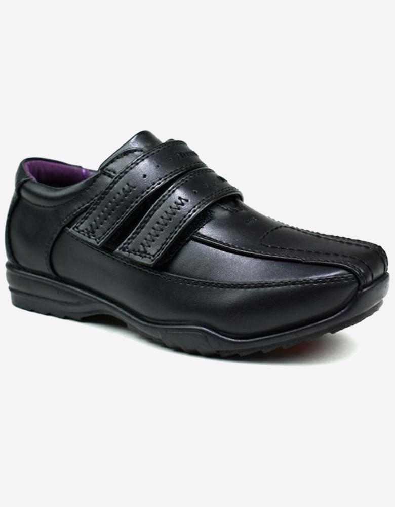 Malin Kam Junior Boys Black Leather