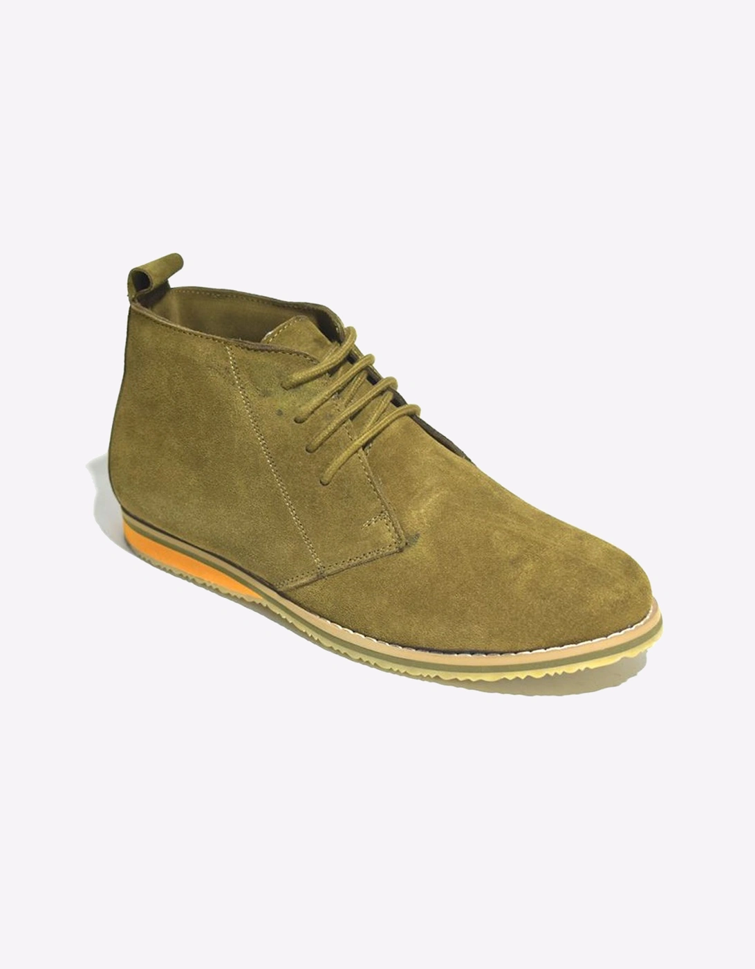 Malin Marcel Suede Mens Olive Green